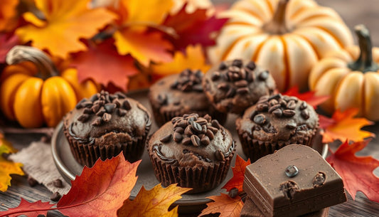 Cacao nibs dessert toppings for autumn baking - Hill Country Chocolate