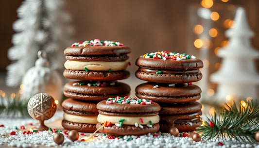 Chocolate wafers for easy holiday sandwich cookies - Hill Country Chocolate