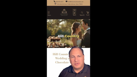 Custom Wedding Chocolates | Hill Country Chocolate Bespoke Favors - Hill Country Chocolate
