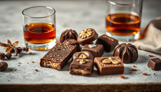 Earthy note chocolates that pair with bourbon - Hill Country Chocolate