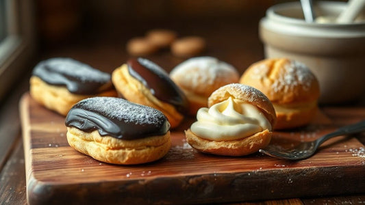 Éclairs vs. Cream Puffs: One Dough, Two Very Different Pastries - Hill Country Chocolate