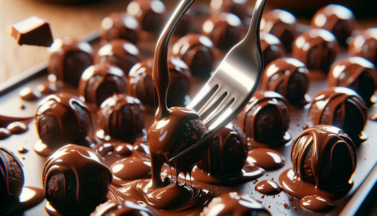 How To Use A Dipping Fork For Enrobing Truffles And Chocolates - Hill Country Chocolate