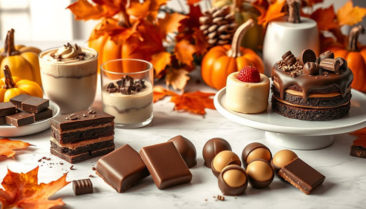 Milk chocolate dessert ideas for Thanksgiving entertaining - Hill Country Chocolate