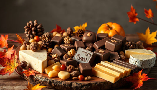 Nutty note chocolates for autumn cheese boards - Hill Country Chocolate