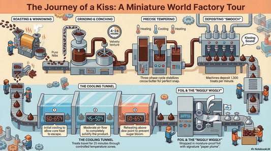 The Hershey's Kiss — From Bean to Iconic Plume - Hill Country Chocolate