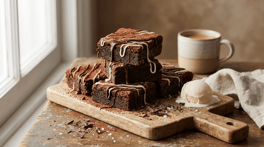 Triple Chocolate Brownies - Hill Country Chocolate