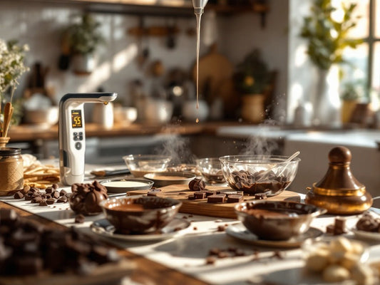 What is the ideal temperature for tempering different types of chocolate? - Hill Country Chocolate