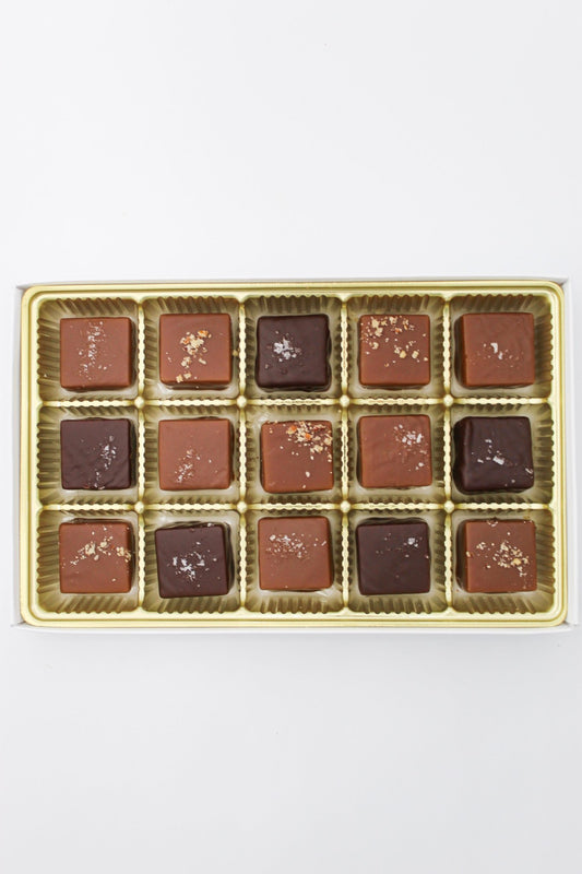 15PC Mixed Caramels - Hill Country Chocolate