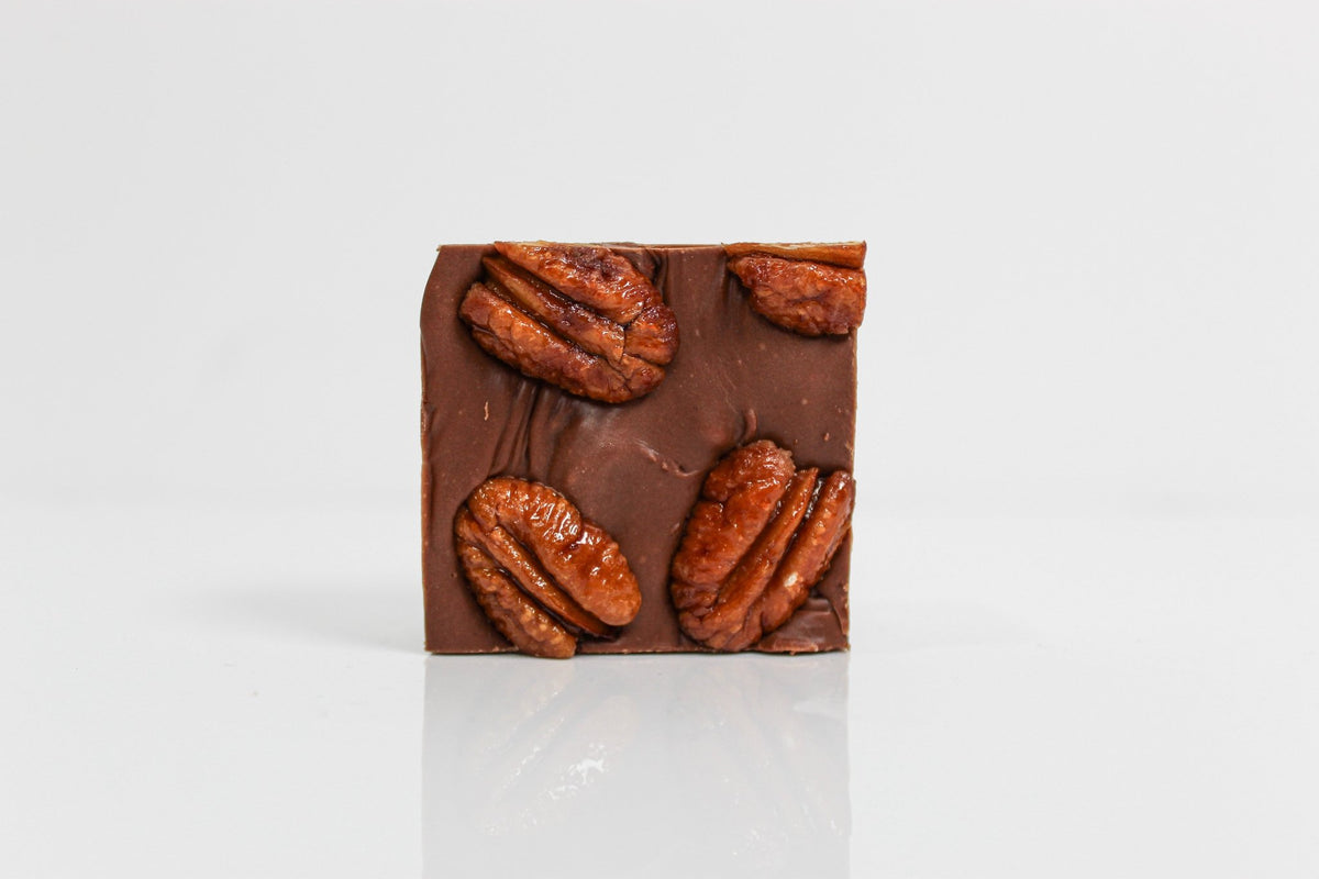 Chocolate Fudge with Texas Pecans - Hill Country Chocolate