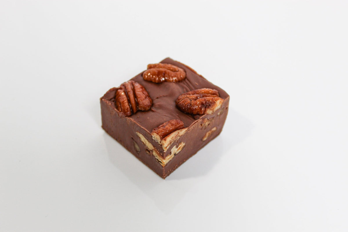 Chocolate Fudge with Texas Pecans - Hill Country Chocolate