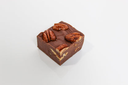 Chocolate Fudge with Texas Pecans - Hill Country Chocolate