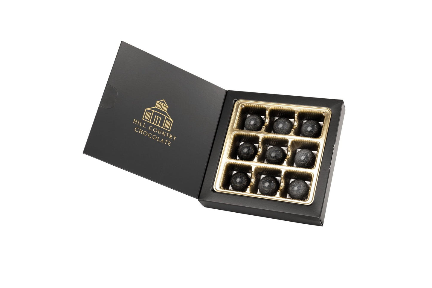 Coffee and Okinawa Black Sugar Artisanal Bonbon Collection - Hill Country Chocolate