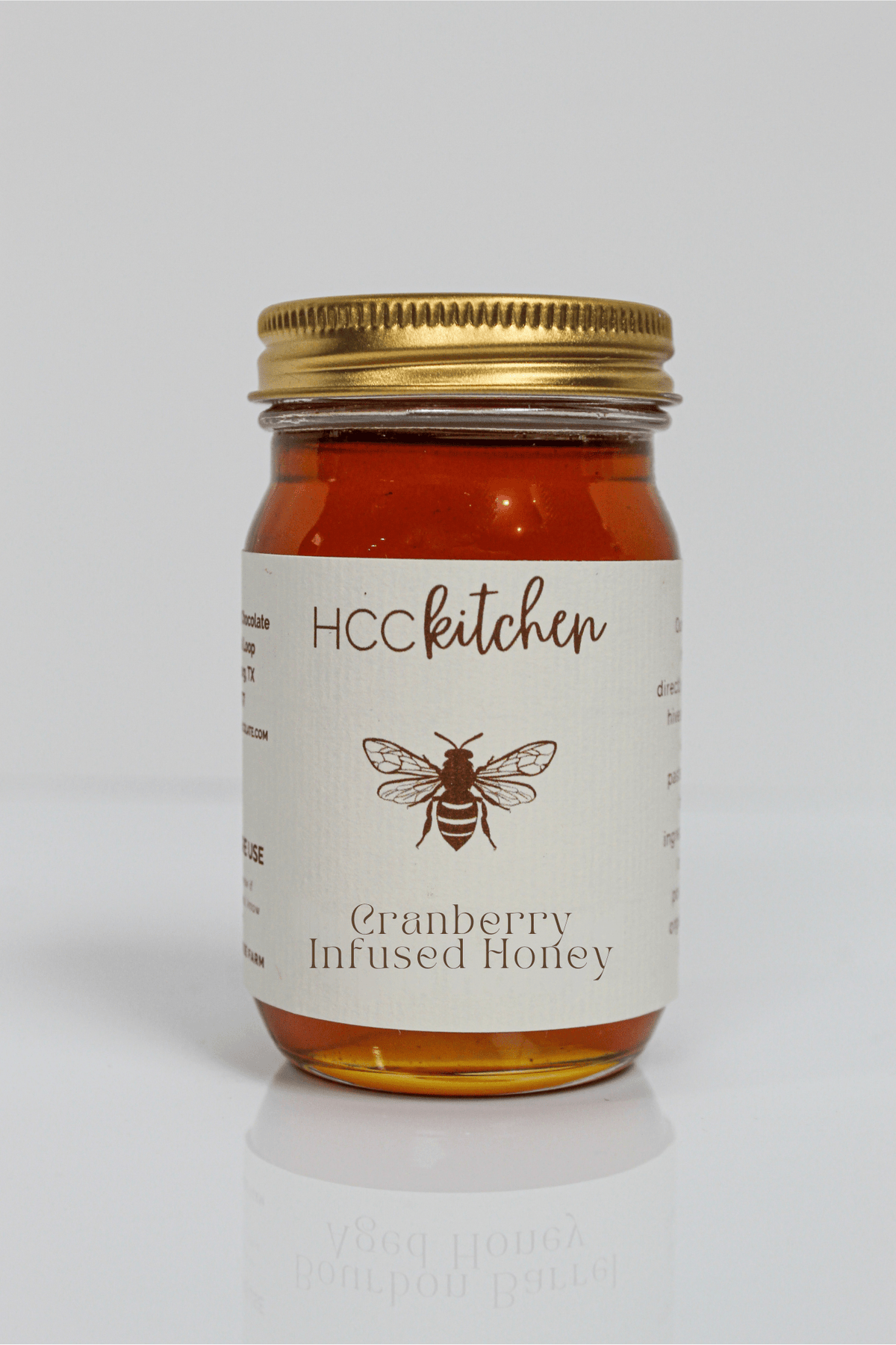 Cranberry Infused Honey - Hill Country Chocolate