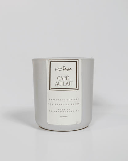 HCC Home Candle - Cafe Au Lait - Hill Country Chocolate