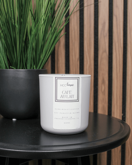 HCC Home Candle - Cafe Au Lait - Hill Country Chocolate