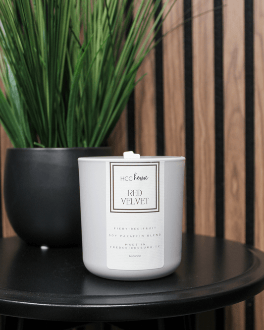 HCC Home Candle - Red Velvet - Hill Country Chocolate