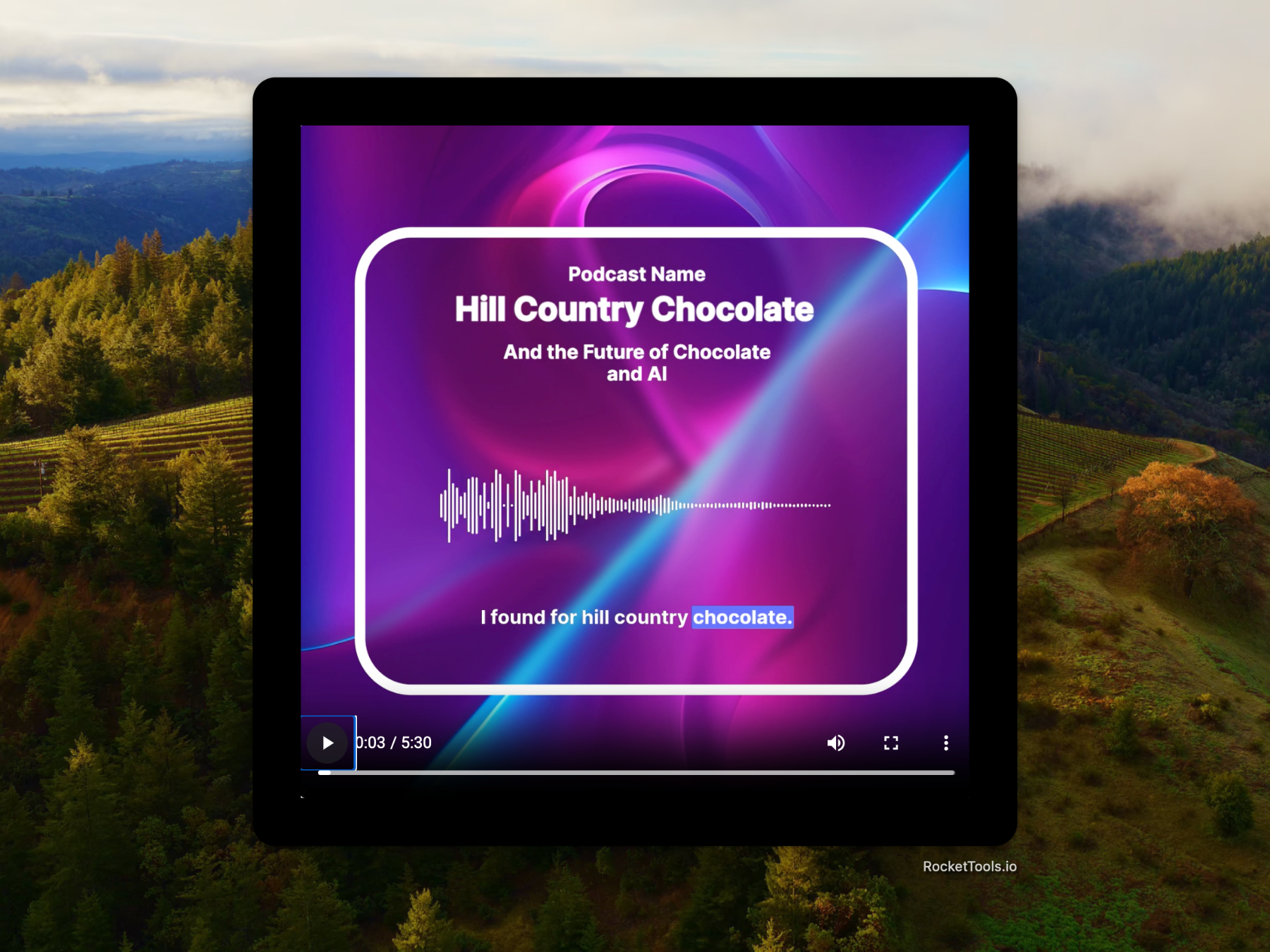 Load video: discussing chocolate and AI at Hill Country Chocolate