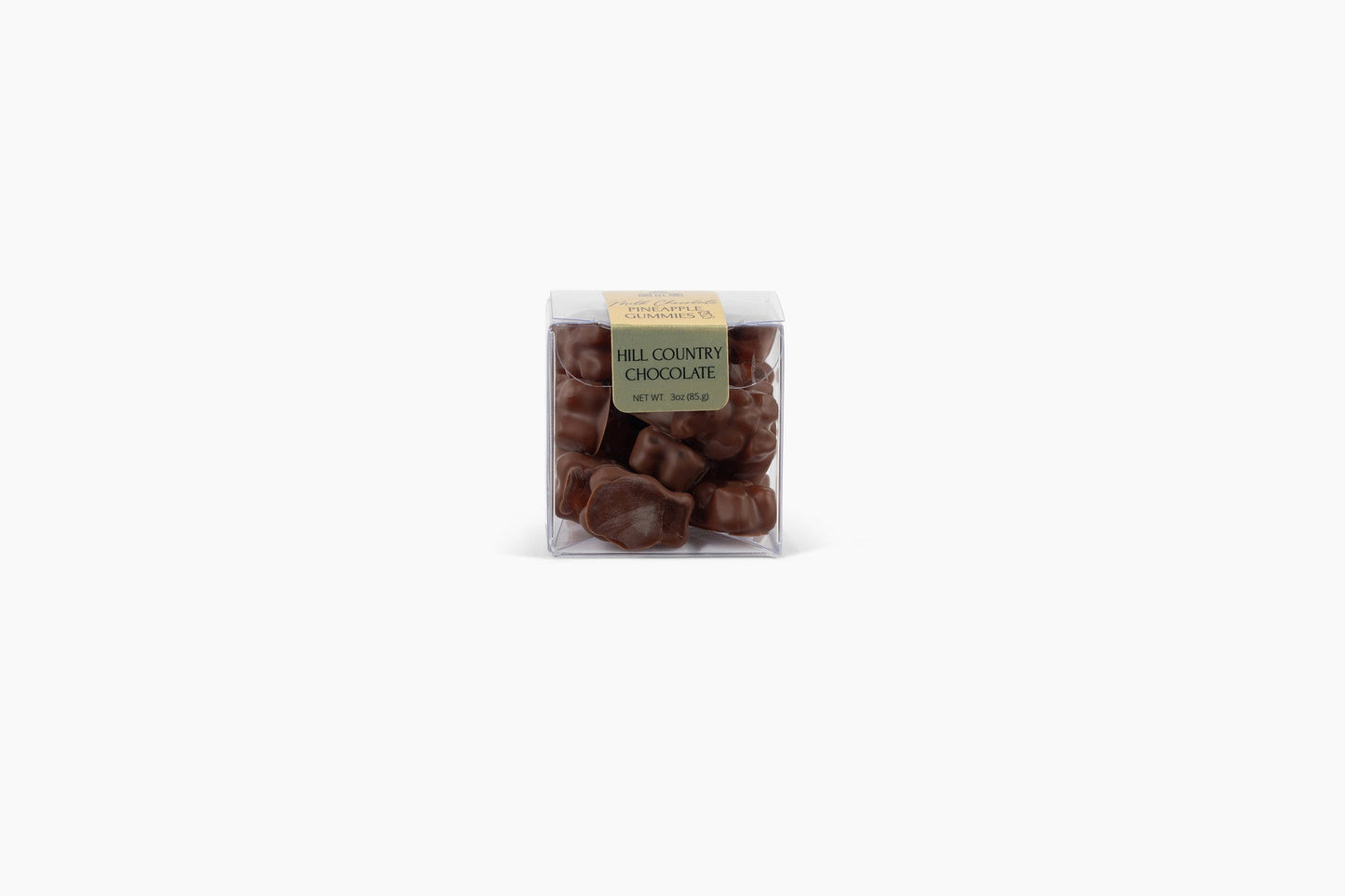 Milk Chocolate Pineapple Gummy Bears - Hill Country Chocolate