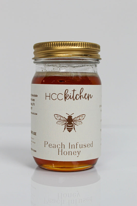 Peach Infused Honey - Hill Country Chocolate